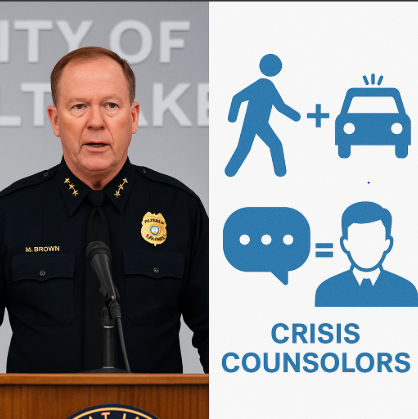SLC police response to protest shooting: patrols and counseling