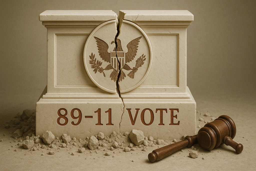 Shattered bipartisan confirmation seal - Erosion of statistical agency independence