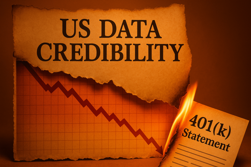 Stock crash through economic data paper - Investor trust collapse after BLS purge