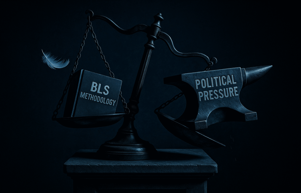 Scales of BLS methodology vs political pressure - Data manipulation claims